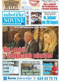 Nove Subotičke novine - broj 22, 29. maj 2015.