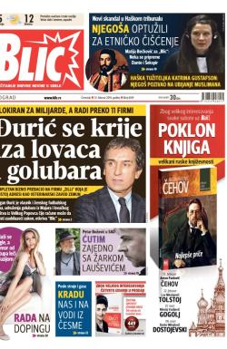 Blic - broj 6109, 13. feb 2014.