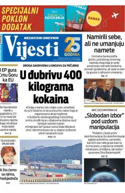 Vijesti - broj 8845, 25. nov 2022.