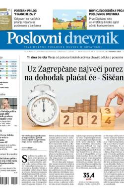 Poslovni Dnevnik - broj 4995, 28. dec 2023.