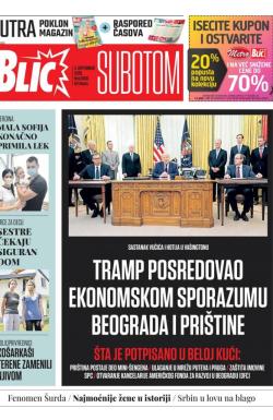 Blic - broj 8450, 5. sep 2020.