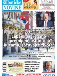 Nove Subotičke novine - broj 160, 3. apr 2020.