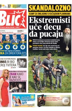 Blic - broj 6276, 3. avg 2014.