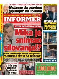 Informer - broj 2661, 22. jan 2021.