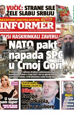 Informer - broj 2856, 9. sep 2021.