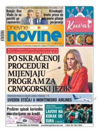 Dnevne novine - broj 2976, 29. apr 2021.