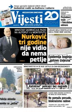 Vijesti - broj 7037, 23. okt 2017.