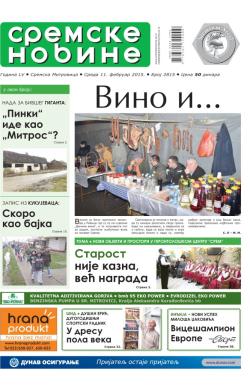 Sremske Novine - broj 2815, 11. feb 2015.