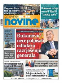 Dnevne novine - broj 2886, 14. jan 2021.