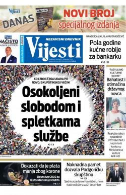 Vijesti - broj 8118, 12. nov 2020.