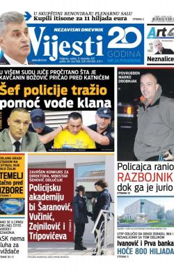 Vijesti - broj 7056, 11. nov 2017.