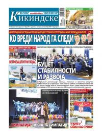 Nove kikindske novine - broj 431, 1. nov 2018.