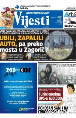 Vijesti - broj 6646, 24. sep 2016.