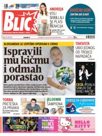 Blic - broj 6305, 1. sep 2014.