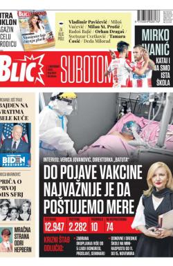 Blic - broj 8513, 7. nov 2020.