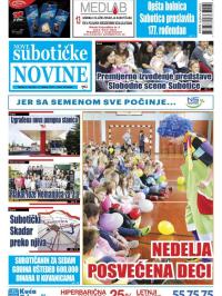 Nove Subotičke novine - broj 84, 5. okt 2018.