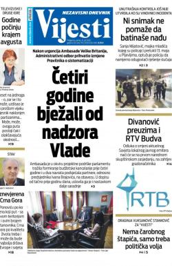 Vijesti - broj 8014, 31. jul 2020.