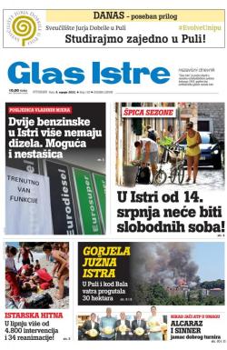 Glas Istre - broj 182, 5. jul 2022.