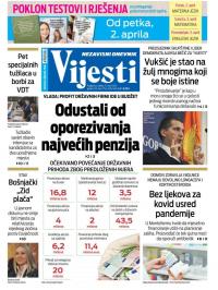 Vijesti - broj 8254, 31. mar 2021.