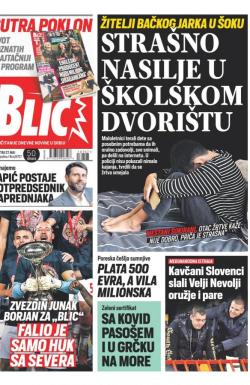 Blic - broj 8707, 27. maj 2021.