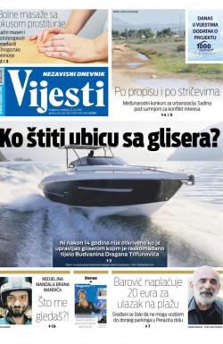 Vijesti - broj 7287, 22. jul 2018.