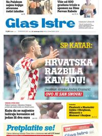 Glas Istre - broj 326, 28. nov 2022.