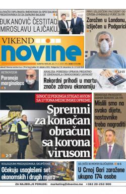 Dnevne novine - broj 2648, 4. apr 2020.