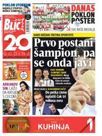 Blic - broj 7014, 23. avg 2016.