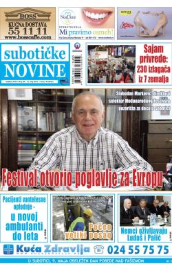 Nove Subotičke novine - broj 20, 15. maj 2015.