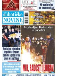 Nove Subotičke novine - broj 98, 11. jan 2019.