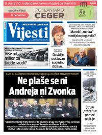 Vijesti - broj 9560, 6. dec 2024.