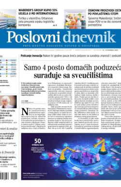 Poslovni Dnevnik - broj 4943, 12. okt 2023.