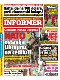 Informer - broj 3087, 14. jun 2022.