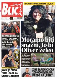 Blic - broj 7546, 17. feb 2018.