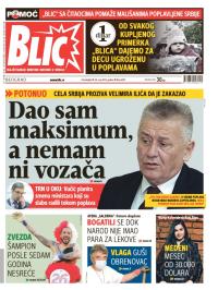 Blic - broj 6207, 26. maj 2014.