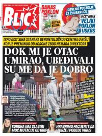 Blic - broj 8313, 14. apr 2020.