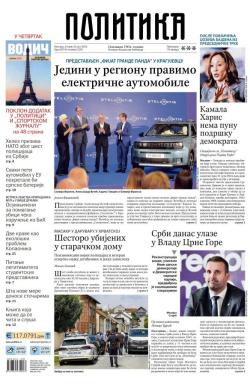 Politika - broj 39743, 23. jul 2024.