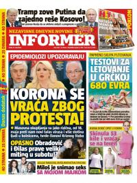 Informer - broj 2447, 13. maj 2020.