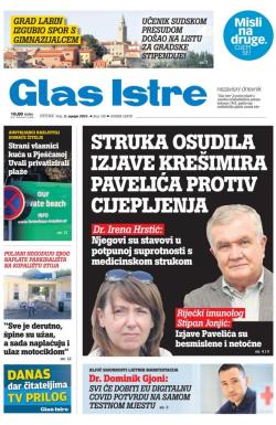 Glas Istre - broj 180, 2. jul 2021.