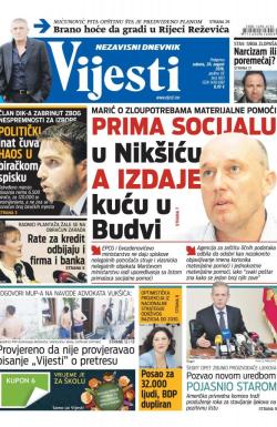 Vijesti - broj 6611, 20. avg 2016.