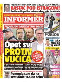 Informer - broj 2293, 2. nov 2019.