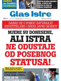 Glas Istre - broj 327, 27. nov 2020.