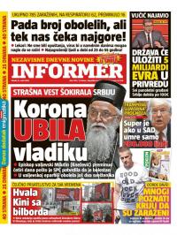 Informer - broj 2416, 31. mar 2020.