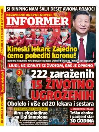 Informer - broj 2409, 23. mar 2020.