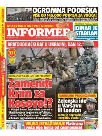 Informer - broj 3004, 7. mar 2022.