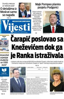 Vijesti - broj 7711, 25. sep 2019.