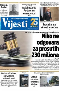 Vijesti - broj 8868, 18. dec 2022.