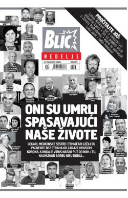 Blic - broj 8573, 10. jan 2021.