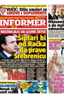 Informer - broj 3575, 16. jan 2024.