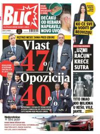 Blic - broj 7530, 31. jan 2018.